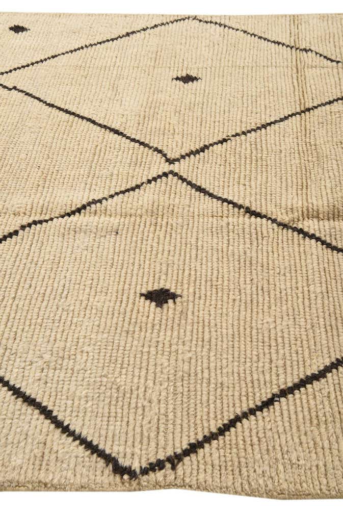 6' 2 x 9' 3 Hand Knotted Moroccan Wool Rug