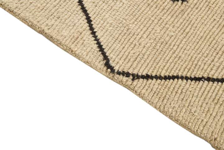 6' 2 x 9' 3 Hand Knotted Moroccan Wool Rug