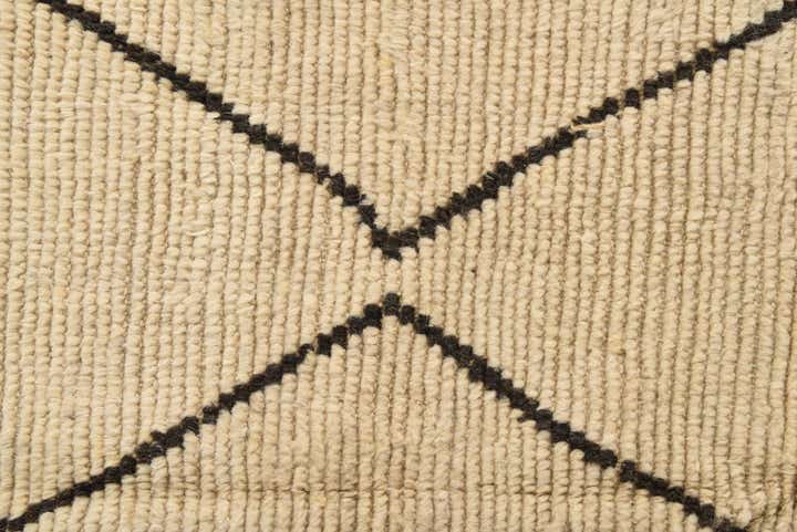 6' 2 x 9' 3 Hand Knotted Moroccan Wool Rug