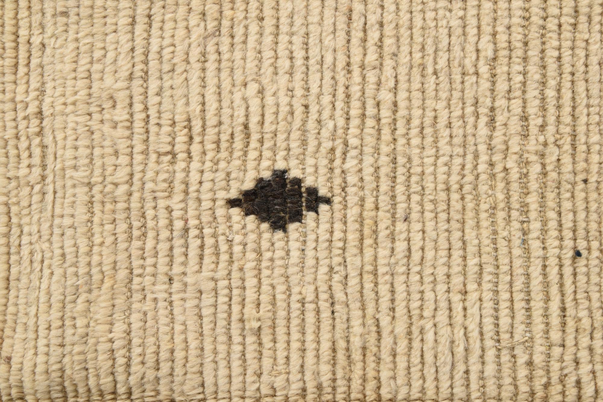 6' 2 x 9' 3 Hand Knotted Moroccan Wool Rug
