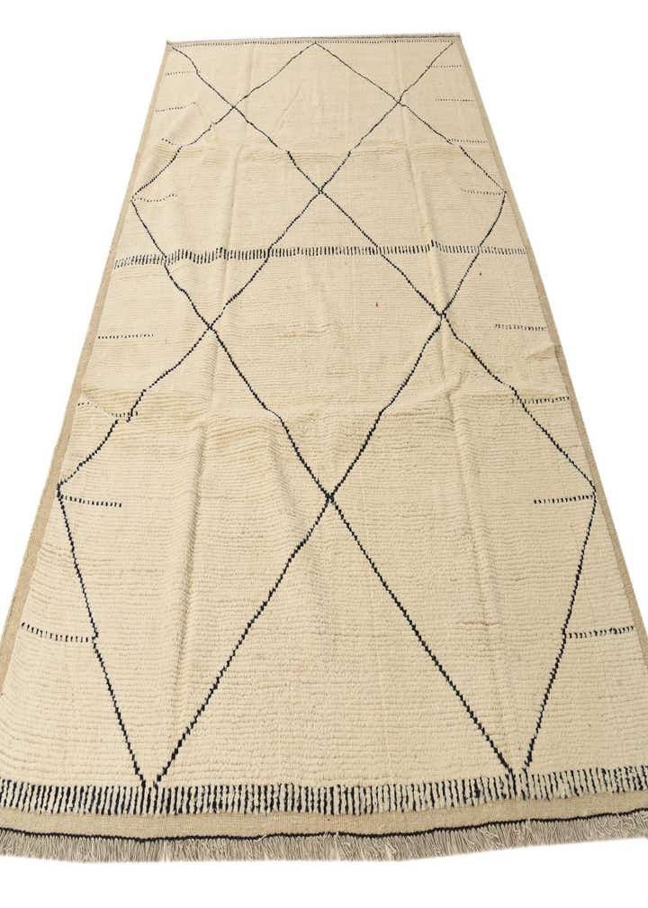 8' 2 x 10' 7 Hand Knotted Moroccan Wool Rug