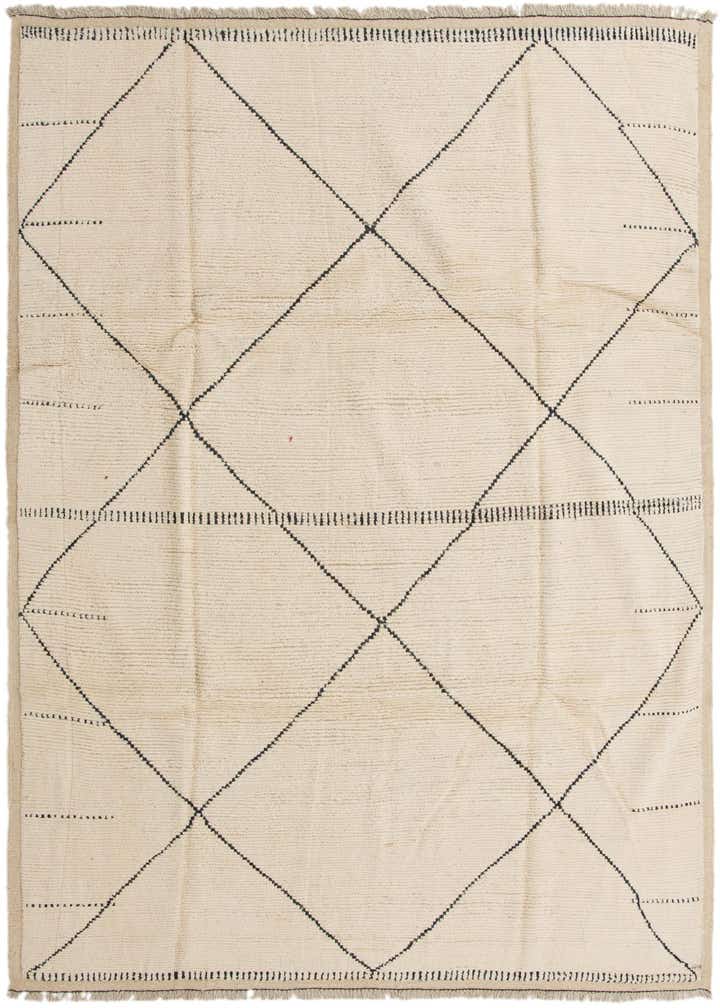 8' 2 x 10' 7 Hand Knotted Moroccan Wool Rug