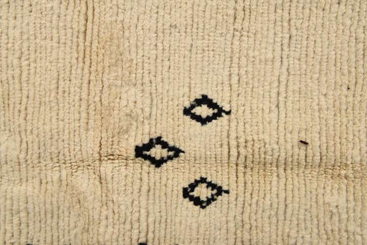 6' 2 x 9' 3 Hand Knotted Moroccan Wool Rug