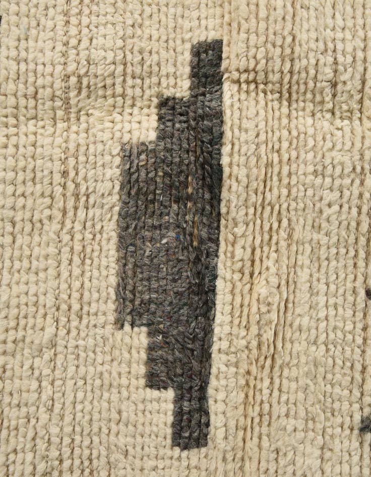 Detail image of 5' 3 x 8' 3  Hand Knotted Moroccan Wool Rug