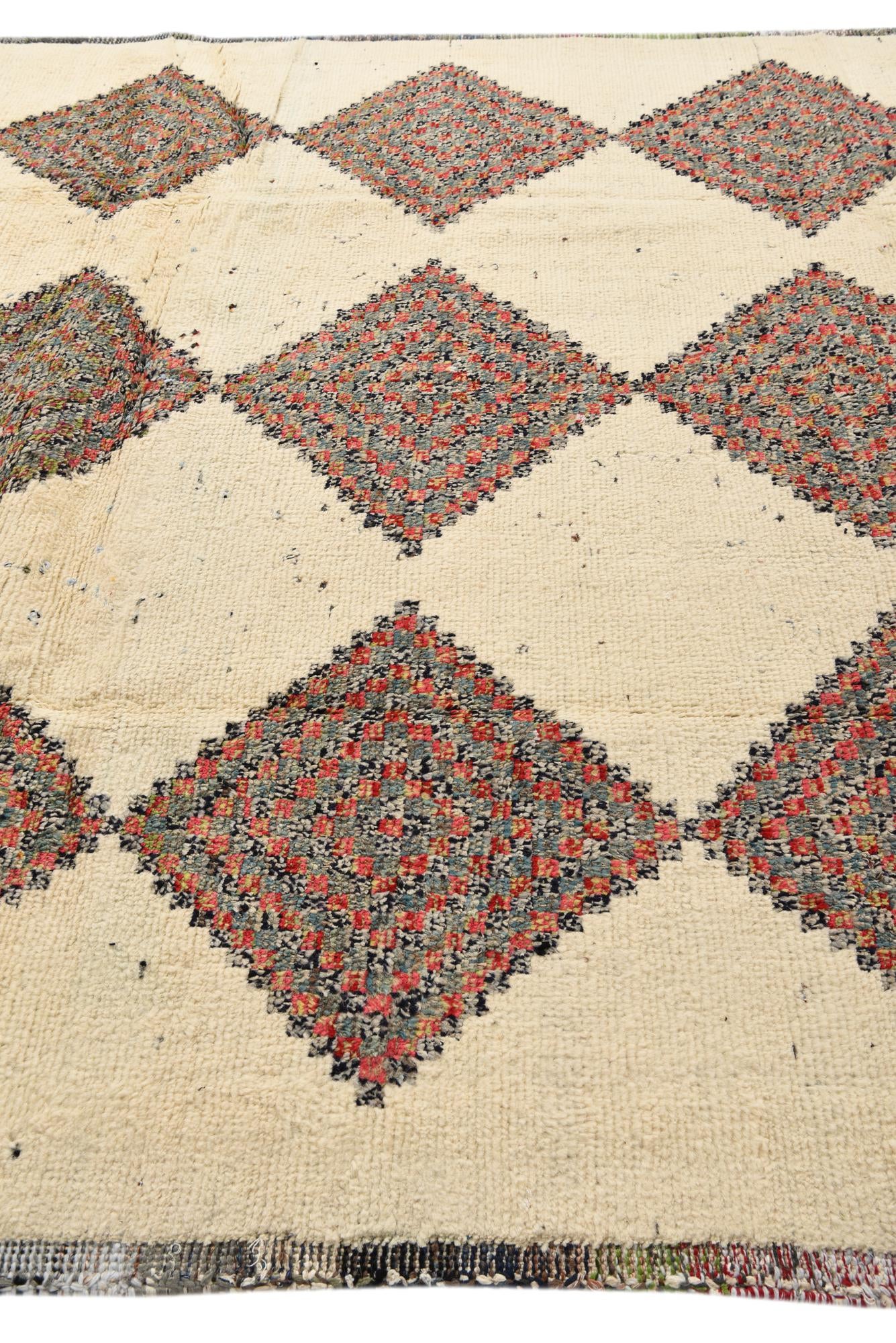 8' 3 x 10' 9 Hand Knotted Moroccan Wool Rug