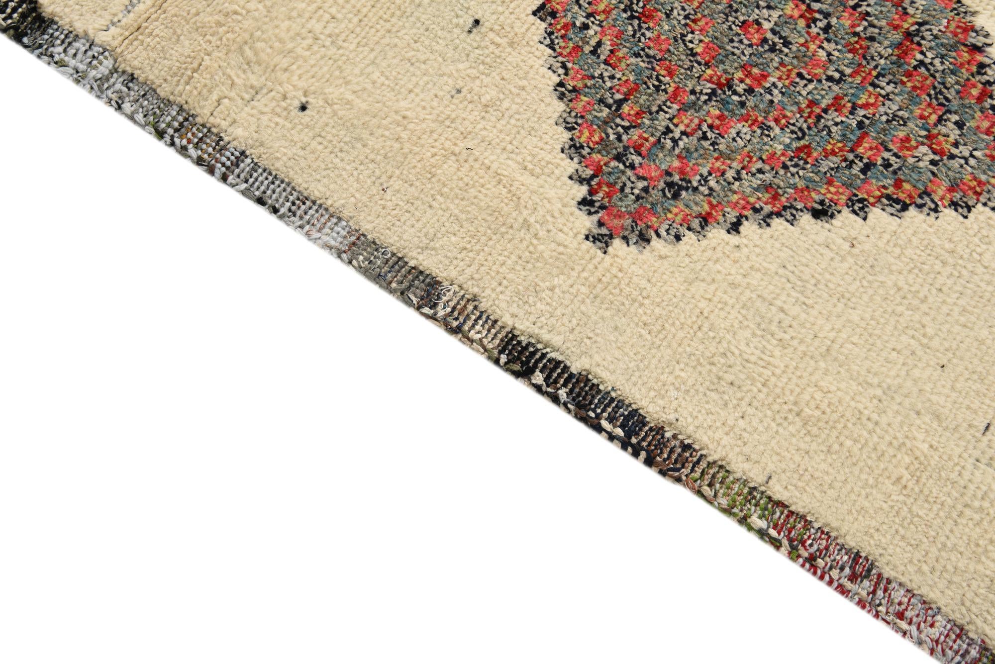 8' 3 x 10' 9 Hand Knotted Moroccan Wool Rug