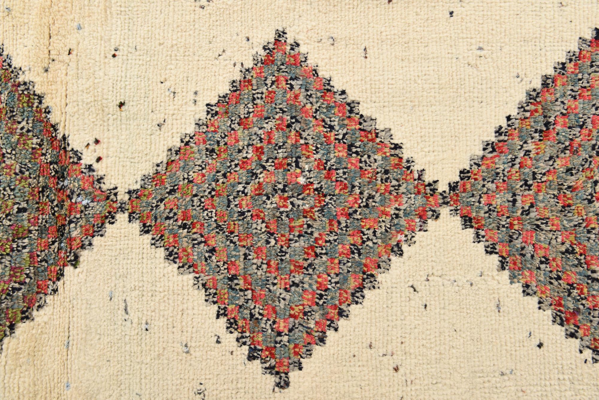 8' 3 x 10' 9 Hand Knotted Moroccan Wool Rug