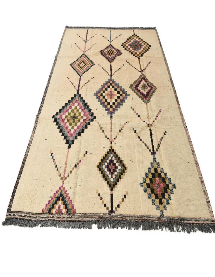 Detail image of 7' 11 x 10' 3 Hand Knotted Moroccan Wool Rug