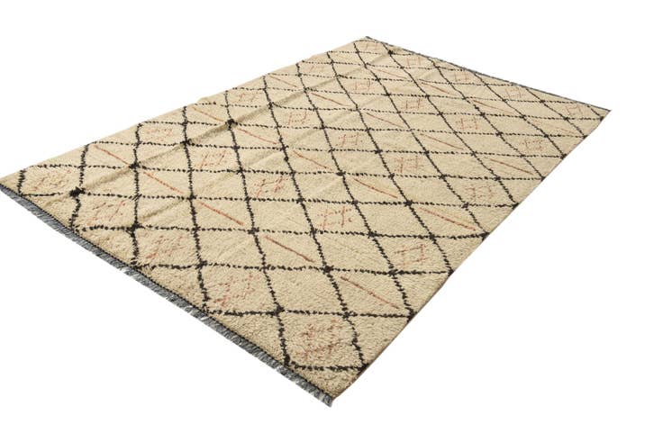 Detail image of 6' x 9' 4 Hand Knotted Moroccan Wool Rug