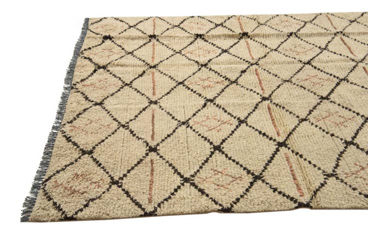 Detail image of 6' x 9' 4 Hand Knotted Moroccan Wool Rug