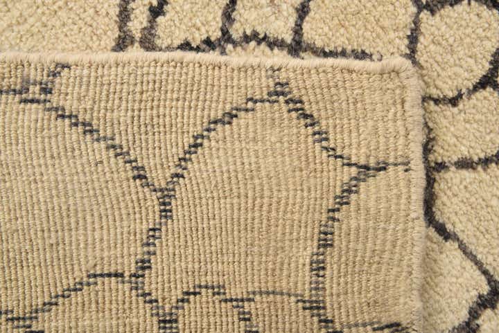 5' 9 x 8' 1 Hand Knotted Moroccan Wool Rug