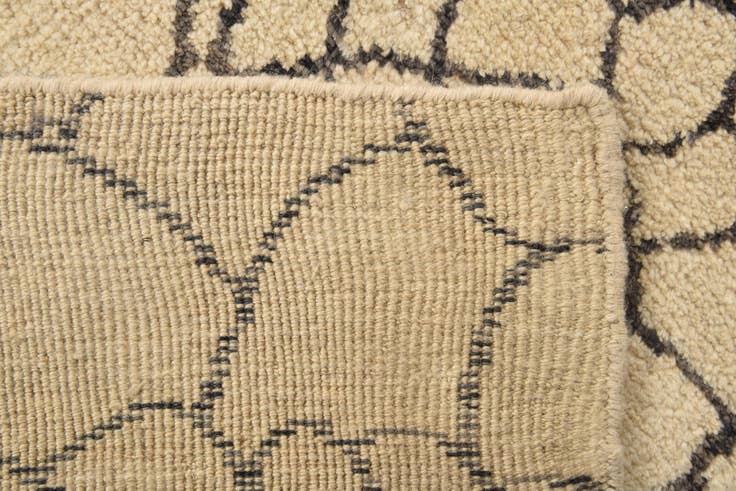 Detail image of 5' 9 x 8' 1 Hand Knotted Moroccan Wool Rug