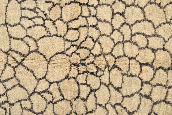5' 9 x 8' 1 Hand Knotted Moroccan Wool Rug