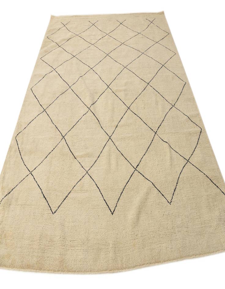 Detail image of 8' 3 x 10'  Hand Knotted Moroccan Wool Rug