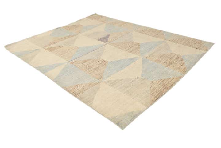7' 9 x 9' 10 Hand Knotted Moroccan Wool Rug