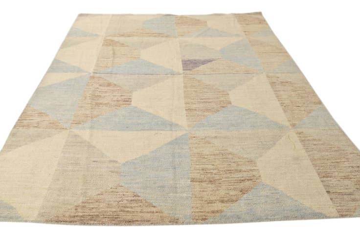 Detail image of 7' 9 x 9' 10 Hand Knotted Moroccan Wool Rug