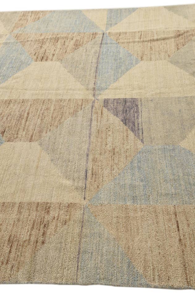 Detail image of 7' 9 x 9' 10 Hand Knotted Moroccan Wool Rug