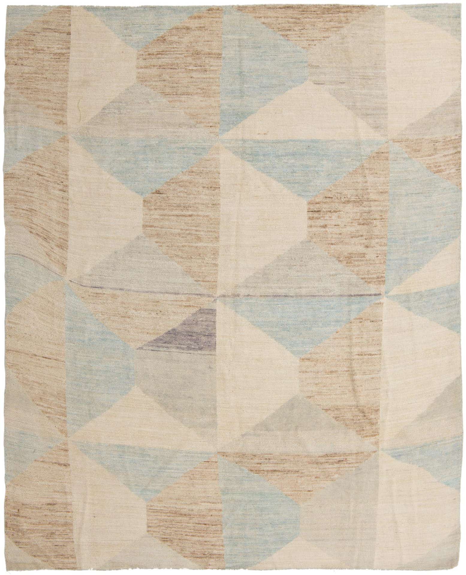 7' 9 x 9' 10 Hand Knotted Moroccan Wool Rug