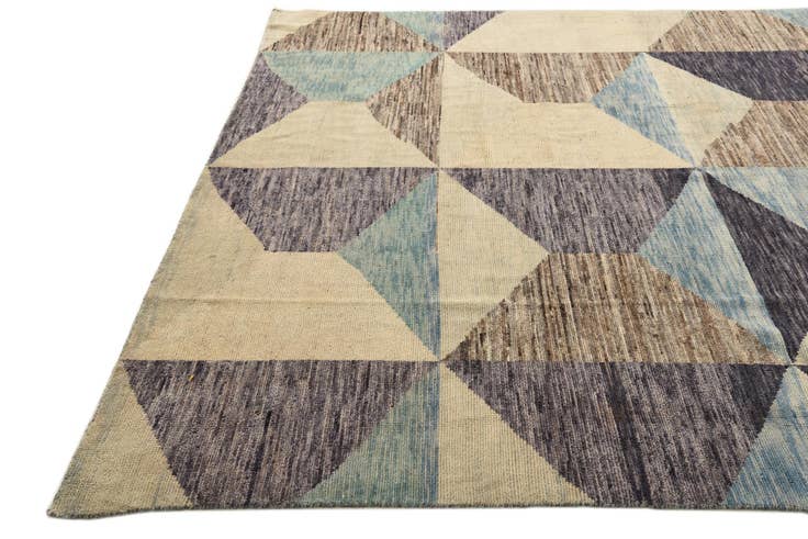 Detail image of 7' 8 x 9' 7 Hand Knotted Moroccan Wool Rug