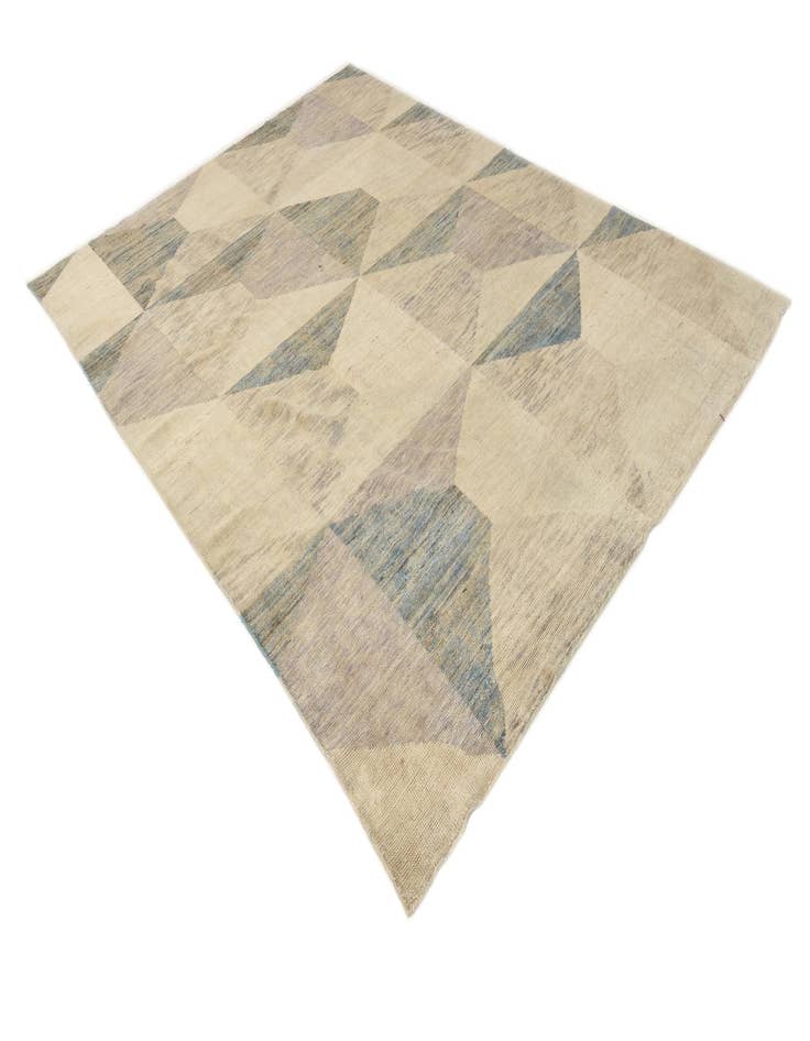 Detail image of 7' 6 x 10'  Hand Knotted Moroccan Wool Rug