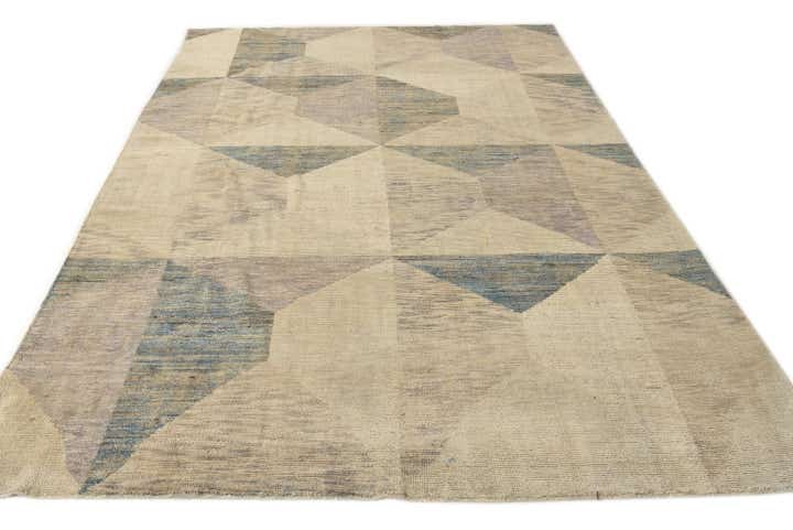 7' 6 x 10' Hand Knotted Moroccan Wool Rug