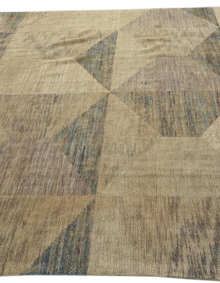 Detail image of 7' 6 x 10'  Hand Knotted Moroccan Wool Rug