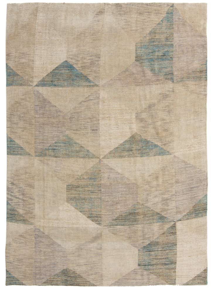 7' 6 x 10' Hand Knotted Moroccan Wool Rug