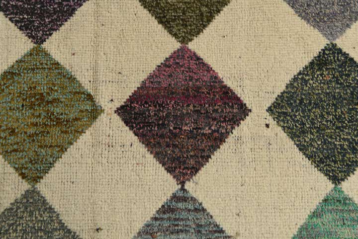 9' 2 x 12' 4 Hand Knotted Moroccan Wool Rug