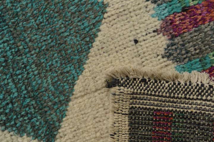 9' 2 x 12' 4 Hand Knotted Moroccan Wool Rug