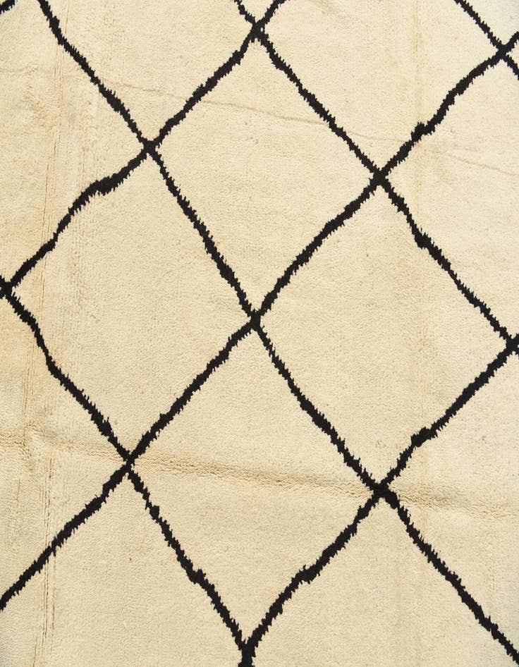 Detail image of 8' x 10' 4  Hand Knotted Moroccan Wool Rug