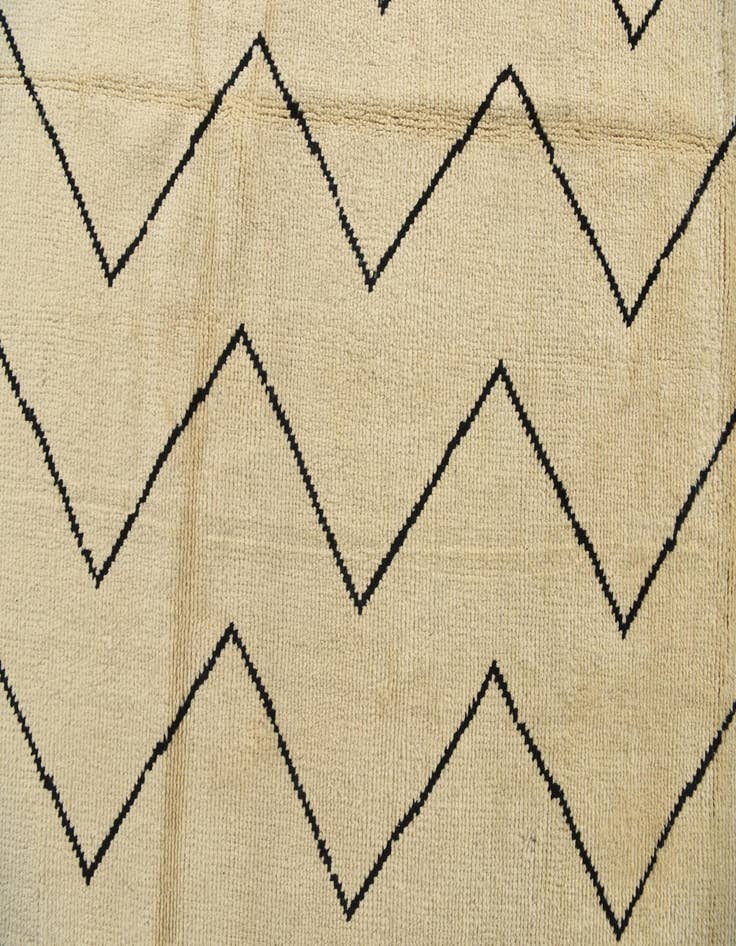 Detail image of 5' 5 x 8' 5  Hand Knotted Moroccan Wool Rug