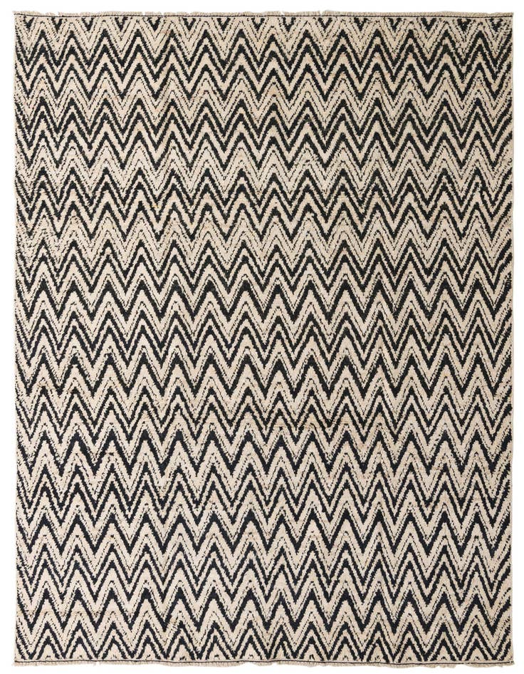Detail image of 8' 6 x 12' 7 Hand Knotted Moroccan Wool Rug
