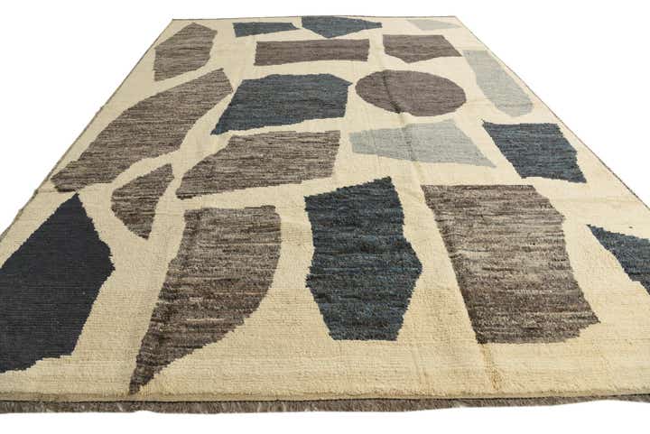 320cm x 445cm Handgeknüpft Marokkanisch Wolle Teppich