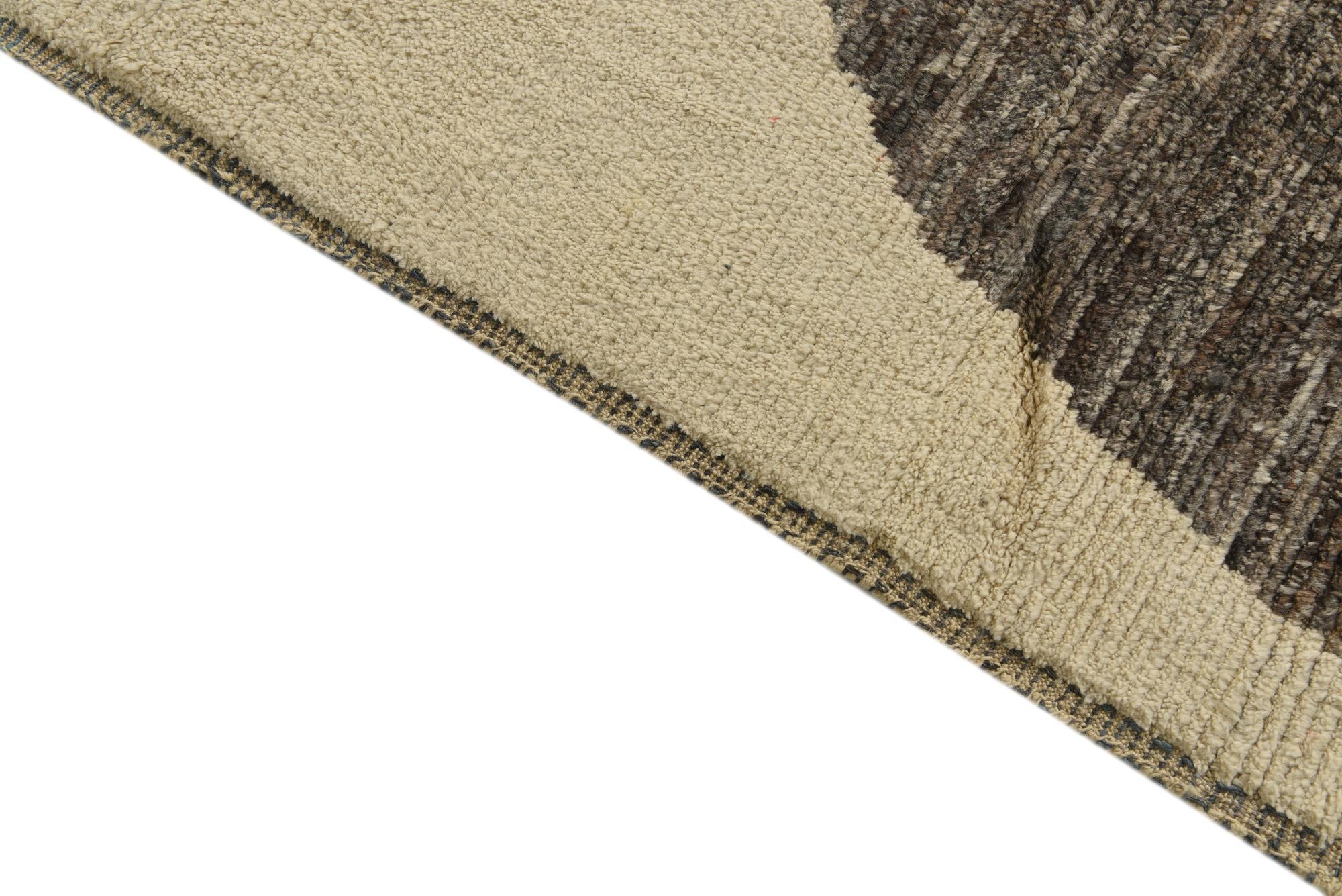 10' 5 x 14' 8 Hand Knotted Moroccan Wool Rug
