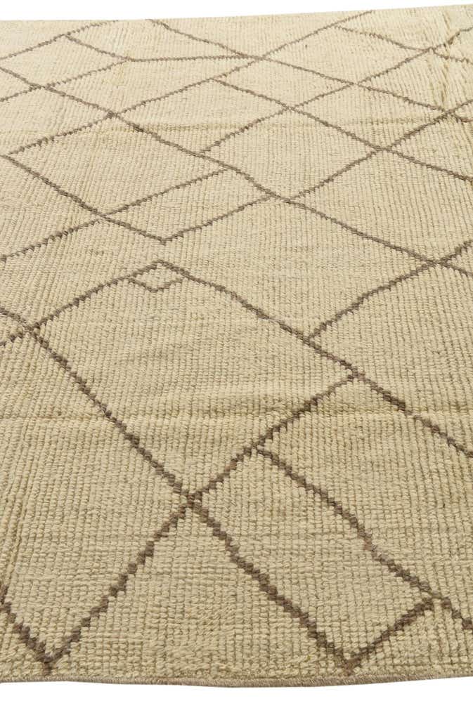 8' 5 x 10' 9 Hand Knotted Moroccan Wool Rug