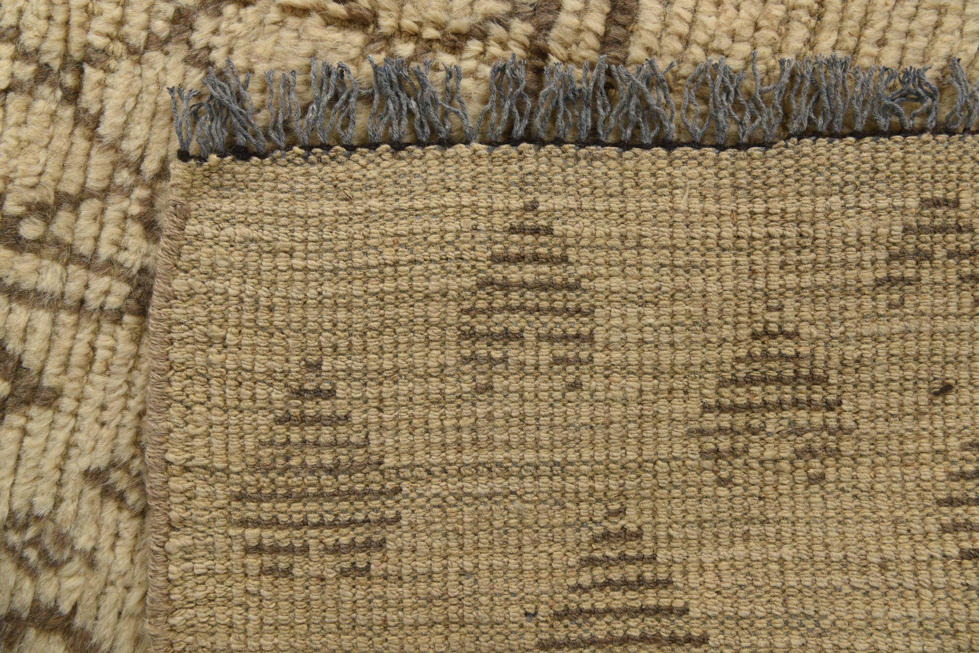 8' 5 x 10' 6 Hand Knotted Moroccan Wool Rug