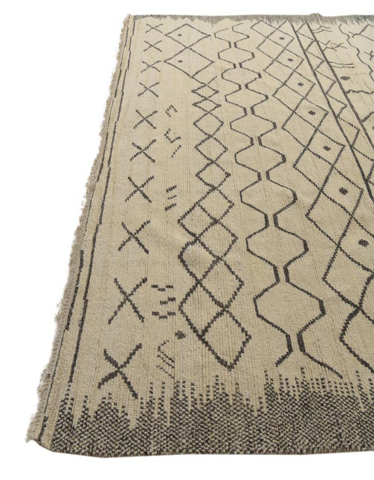 Detail image of 10' x 14' 9  Hand Knotted Moroccan Wool Rug