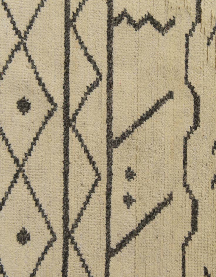 Detail image of 10' x 14' 9  Hand Knotted Moroccan Wool Rug
