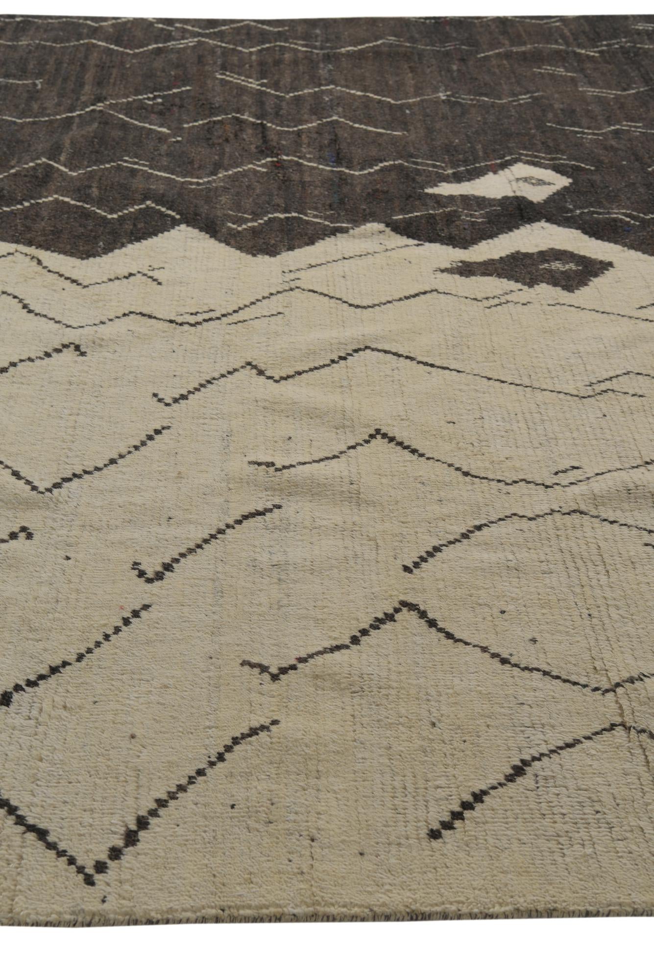 12' x 16' 2 Hand Knotted Moroccan Wool Rug