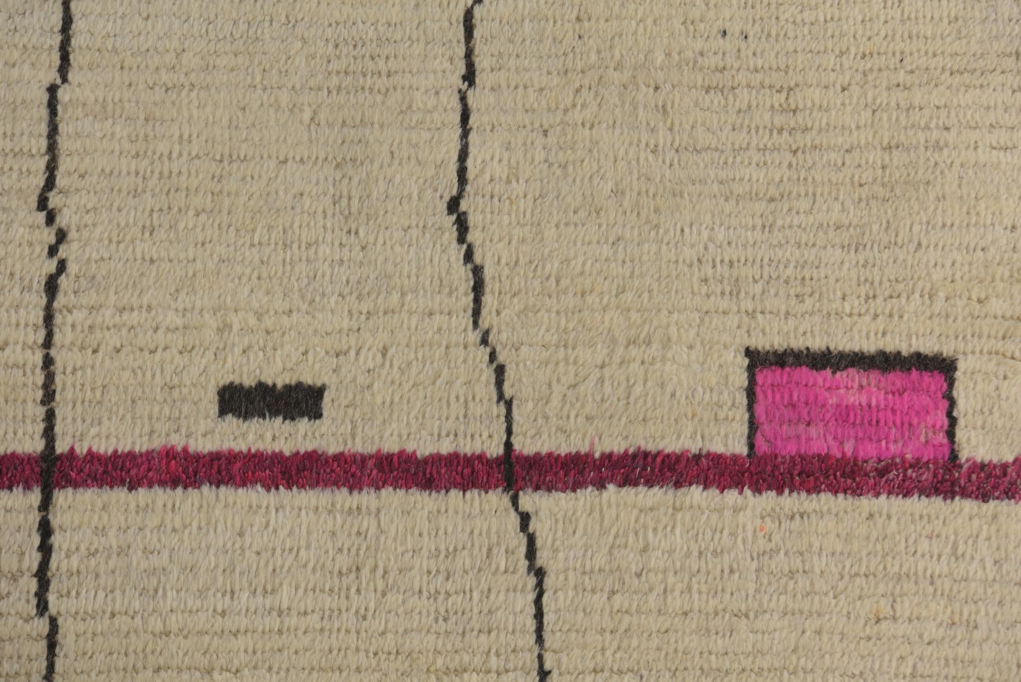 12' x 16' 4 Hand Knotted Moroccan Wool Rug