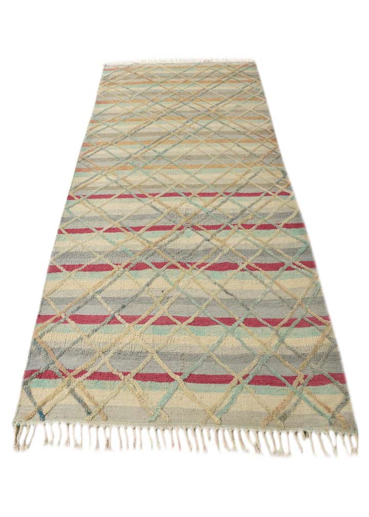 5' 10 x 8' Hand Knotted Moroccan Wool Rug