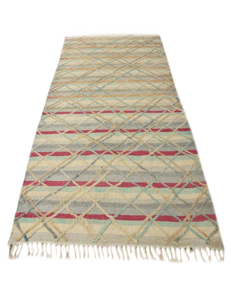 Detail image of 5' 10 x 8' Hand Knotted Moroccan Wool Rug