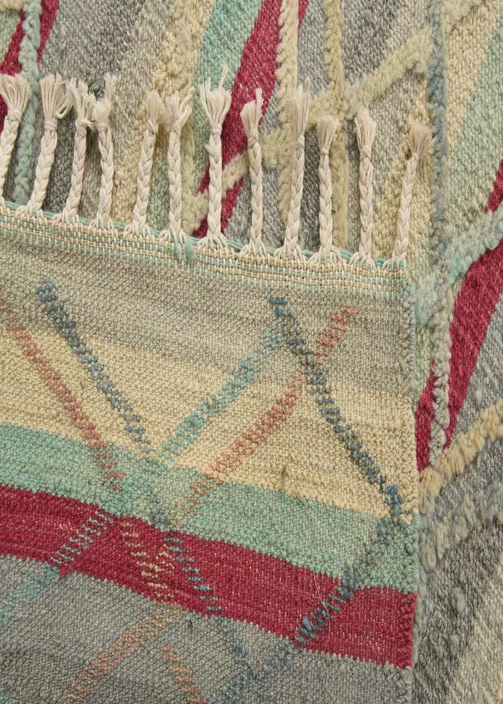 5' 10 x 8' Hand Knotted Moroccan Wool Rug