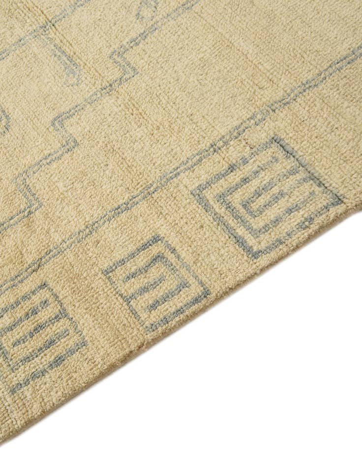 Detail image of 6' 7 x 9' 11  Hand Knotted Moroccan Wool Rug