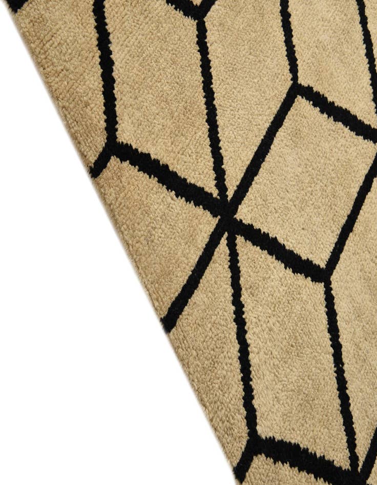 Detail image of 6' 7 x 10' 5  Hand Knotted Moroccan Wool Rug