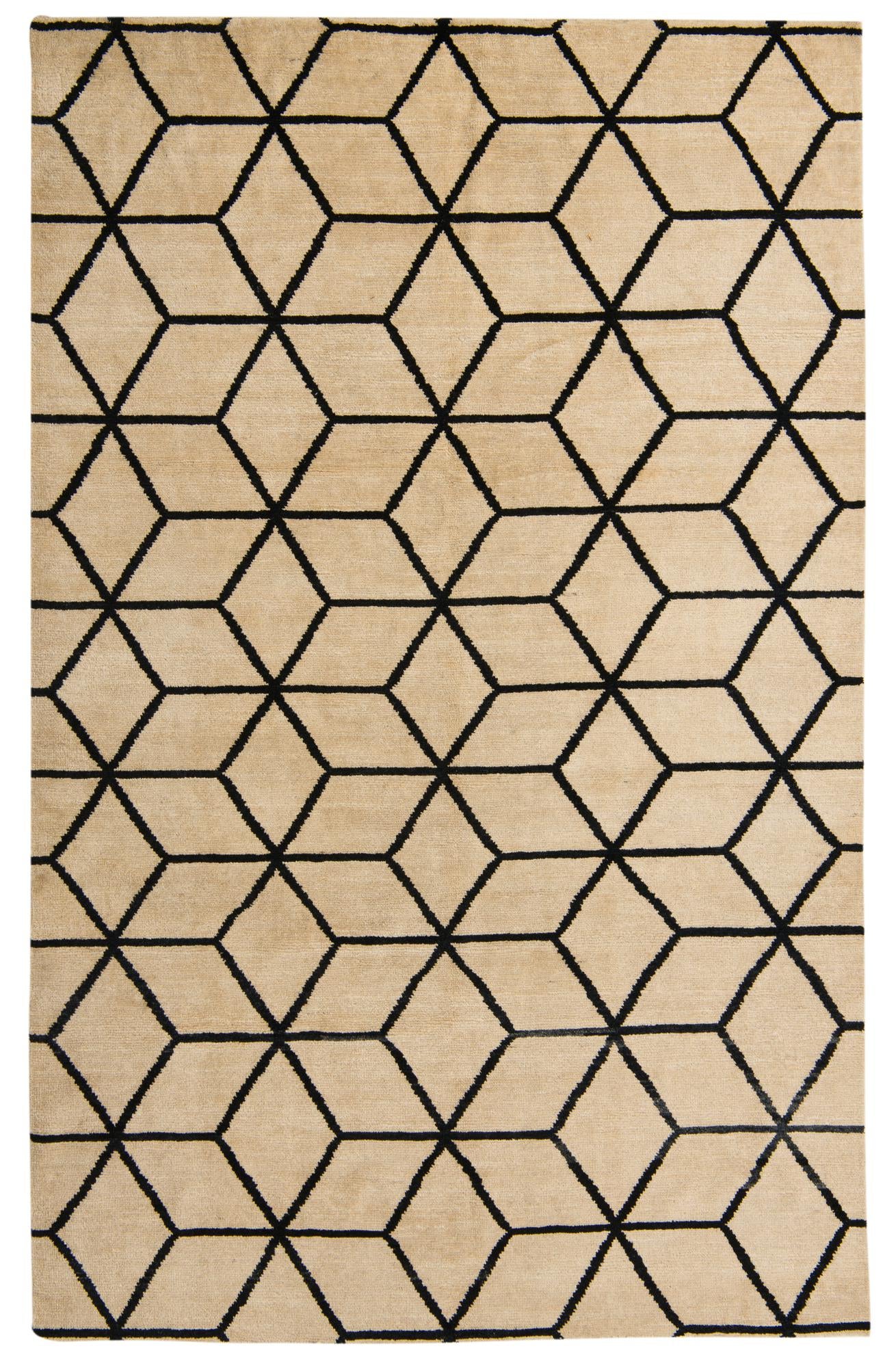 6' 7 x 10' 5 Hand Knotted Moroccan Wool Rug
