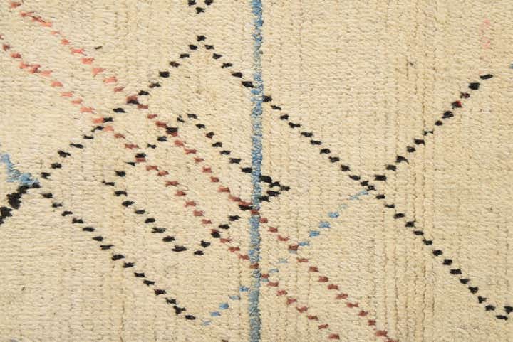 10' x 15' Hand Knotted Moroccan Wool Rug