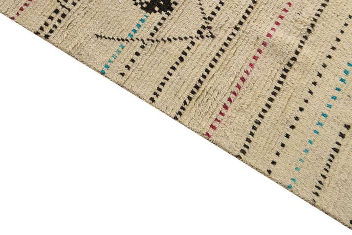 10' x 14' 4 Hand Knotted Moroccan Wool Rug