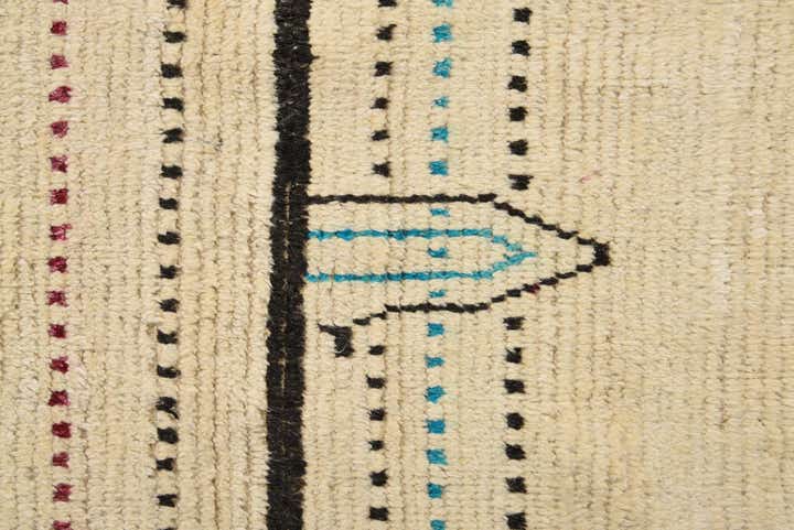 10' x 14' 4 Hand Knotted Moroccan Wool Rug