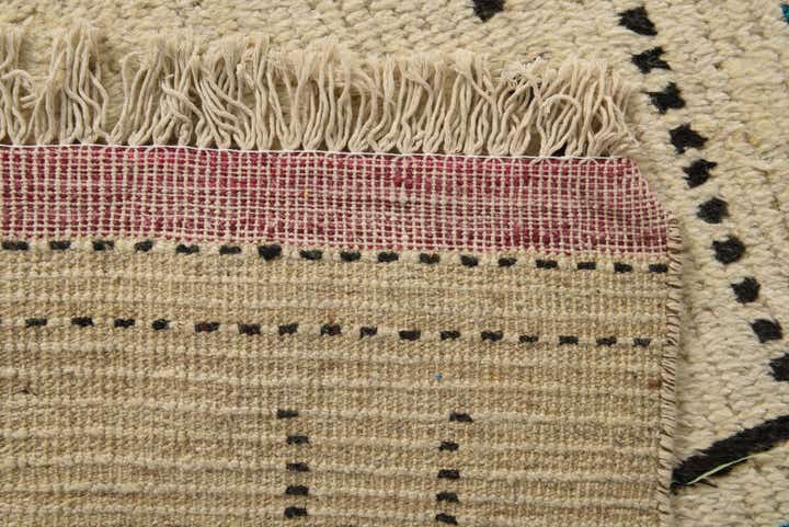 10' x 14' 4 Hand Knotted Moroccan Wool Rug